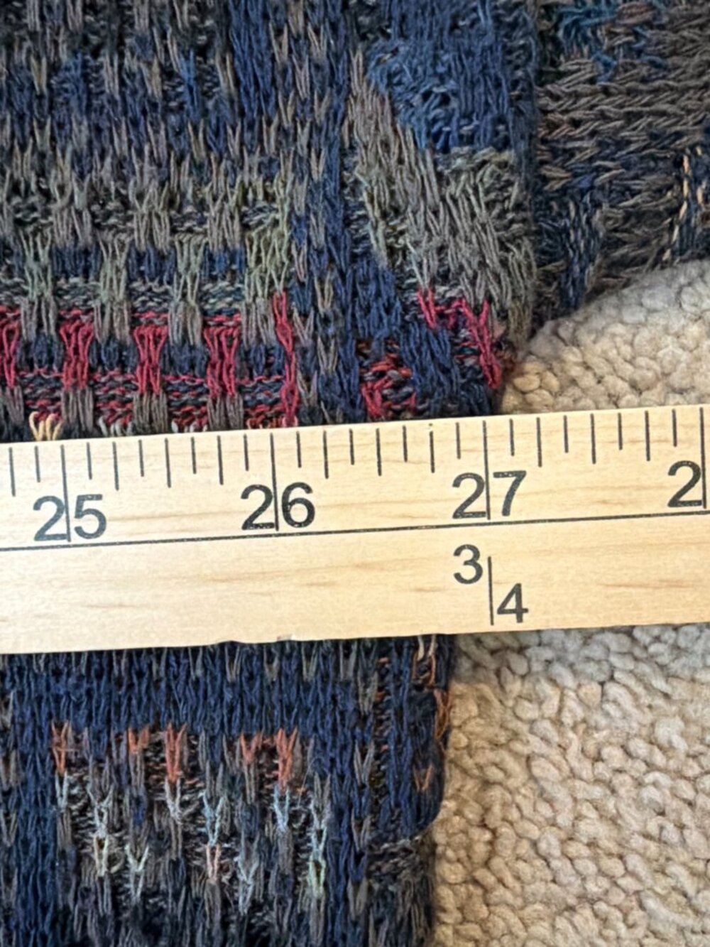 Vintage Croft & Barrow Cardigan Mens L Brown Eclectic Grandpa Academia Oversized - Picture 6 of 7